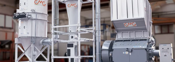 You can see a granulator machine