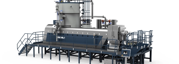 On the picture you can see a recyling machine