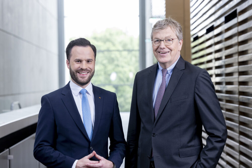 Marius Berlemann (links) und Erhard Wienkamp (rechts)<br />
Bildquelle: Messe Düsseldorf/Andreas Wiese