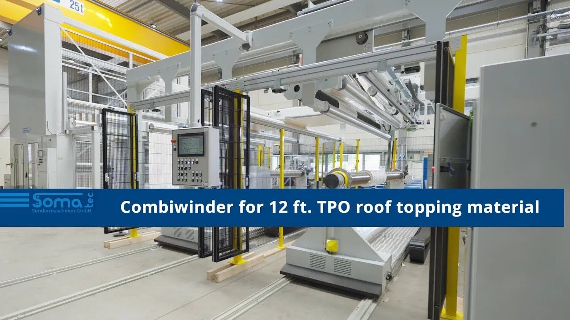 Technologievorsprung bei der Verarbeitung von 12" TPO-Dachabdeckungsmaterial