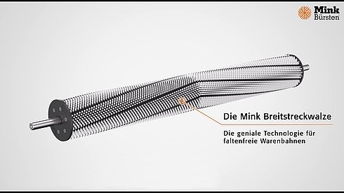 Mink Breitstreckwalzen - Effizientes und schonendes Breitstrecken von Falten in Warenbahn